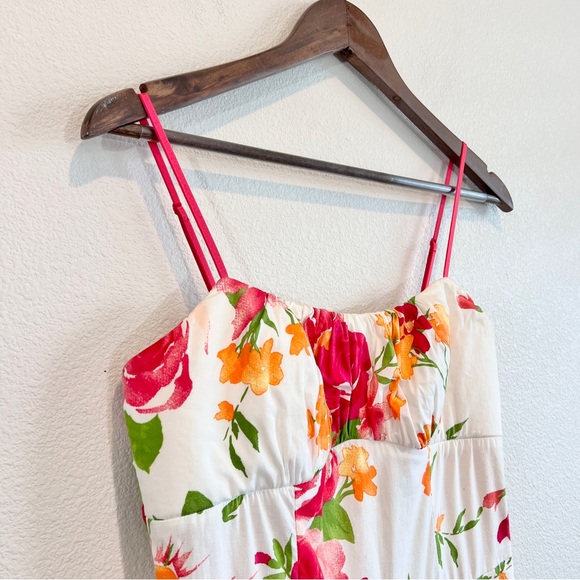 Ruby Rox Juniors 9 Floral Dress Pink Fit & Flare Y2K Coquette Rockabilly Hoco - Picture 3 of 13